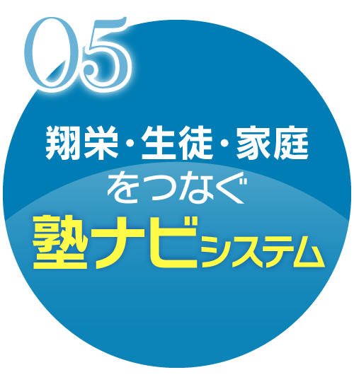翔栄・生徒・家庭をつなぐ塾ナビシステム